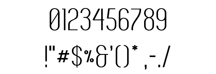BreveSC Font OTHER CHARS