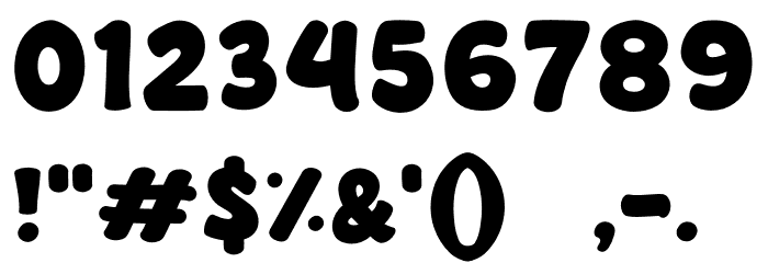 Brewed Coffee Font OTHER CHARS