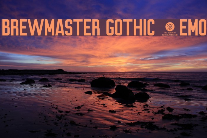 Brewmaster Gothic Demo Example 2