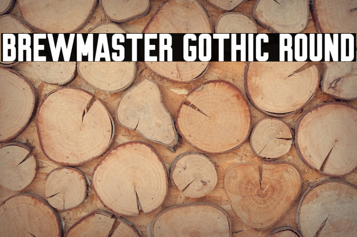 Brewmaster Gothic Round Font examples