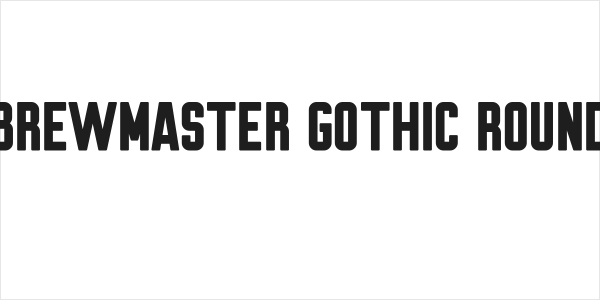 Brewmaster Gothic Round Logo