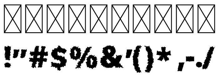BrewokRegular Font OTHER CHARS