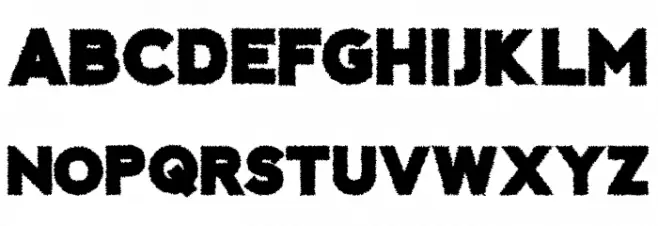 BrewokRegular フォント 大文字