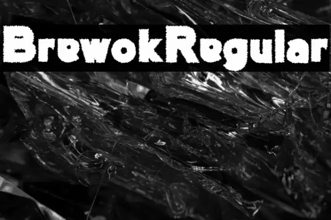 BrewokRegular Font examples