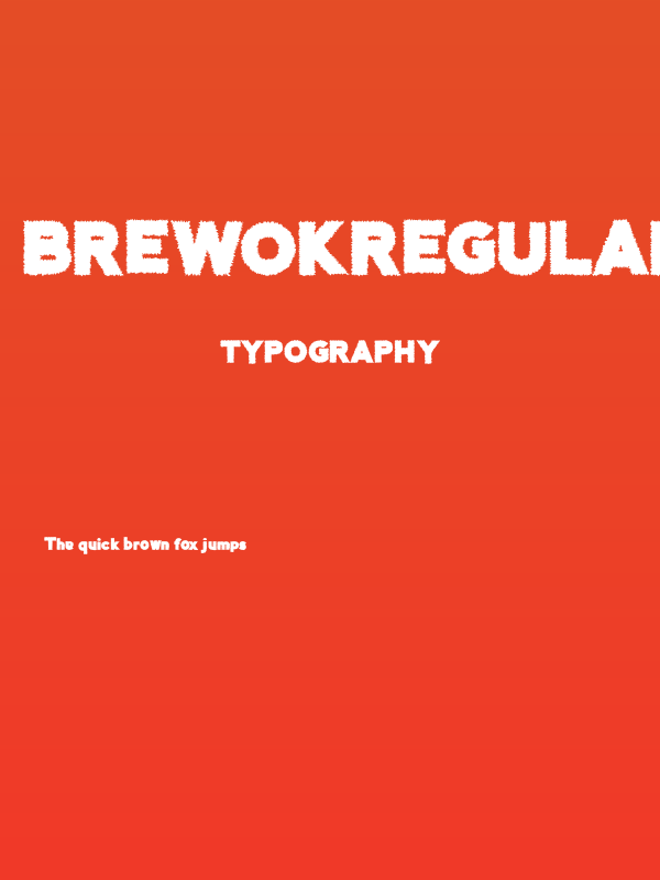 BrewokRegular Poster
