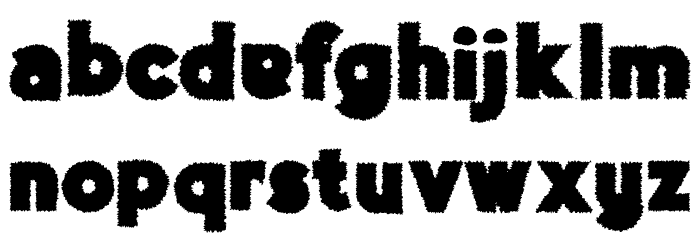 BrewokRegular Font LOWERCASE