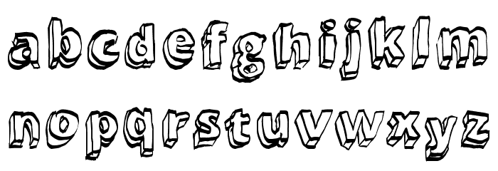 Brewski Font LOWERCASE