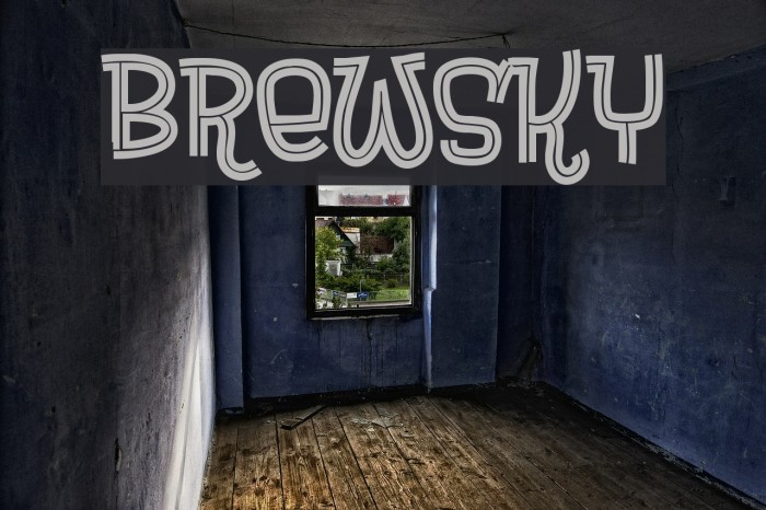 Brewsky Font examples