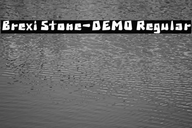 Brexi Stone-DEMO Regular Font examples