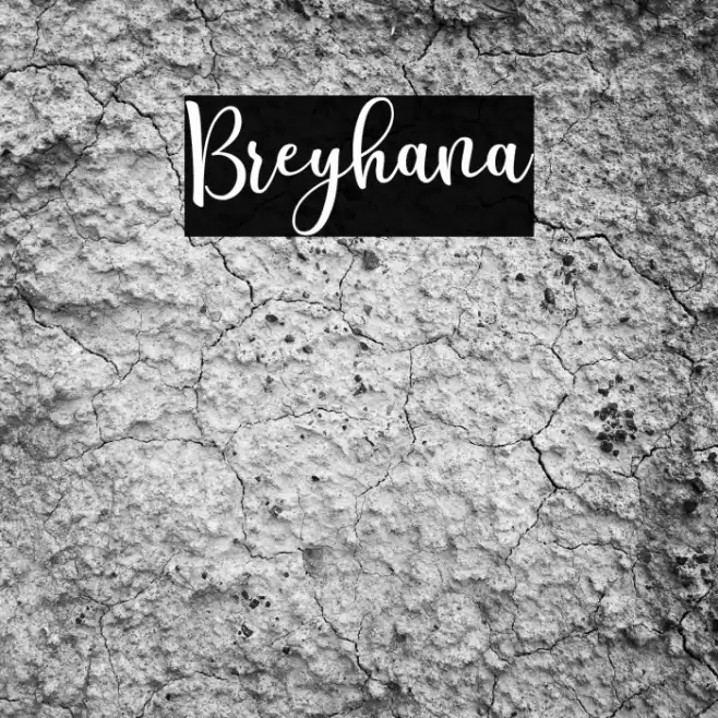 Breyhana Font examples