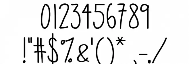 Bri- Wildflower Caps True Type Font OTHER CHARS