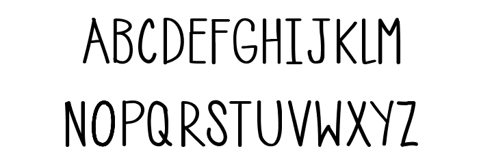 Bri- Wildflower Caps True Type Font LOWERCASE
