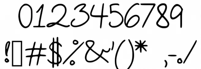 Bri Font OTHER CHARS