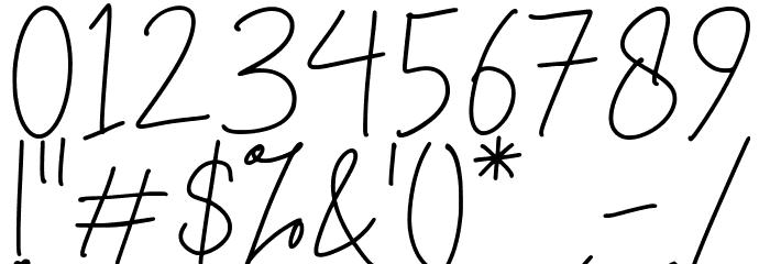 Briamitta Font OTHER CHARS