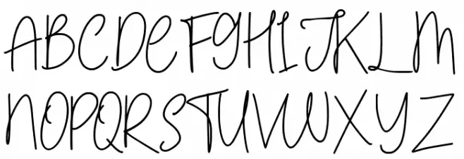Briamitta Schriftart Groß