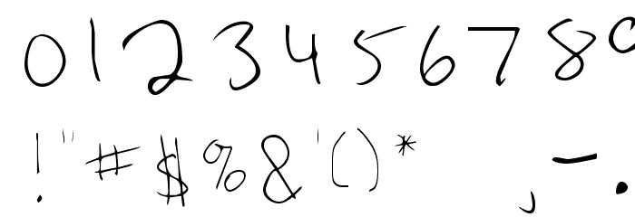 Brian Cary Font OTHER CHARS