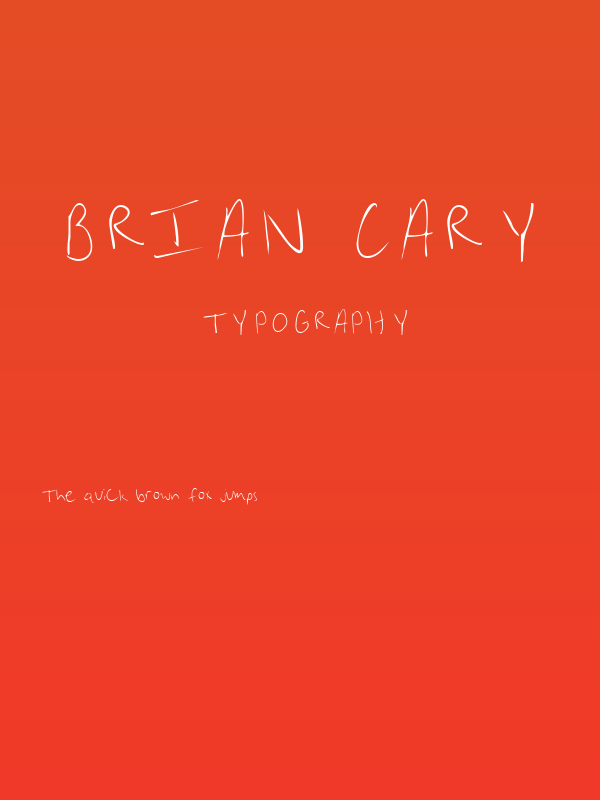 Brian Cary Poster