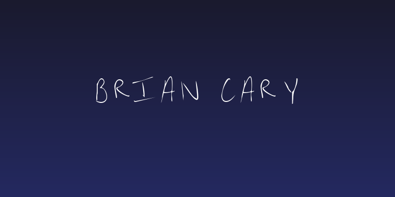 Brian Cary Social Header
