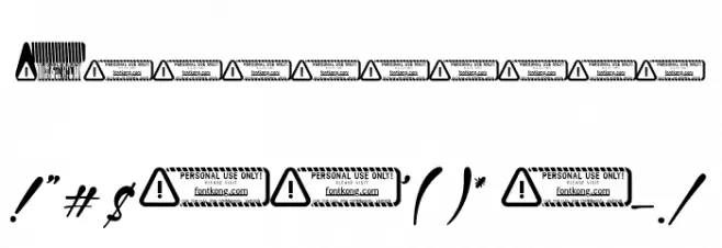 Brian Conor Font OTHER CHARS