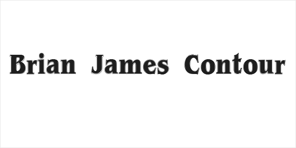 Brian James Contour Logo