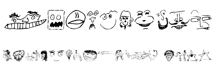 Brian Powers Doodle Normal Font OTHER CHARS