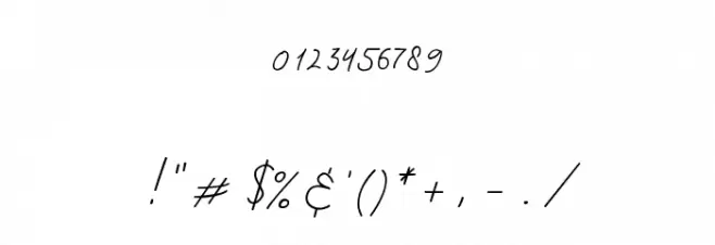 Brian Strait Font OTHER CHARS