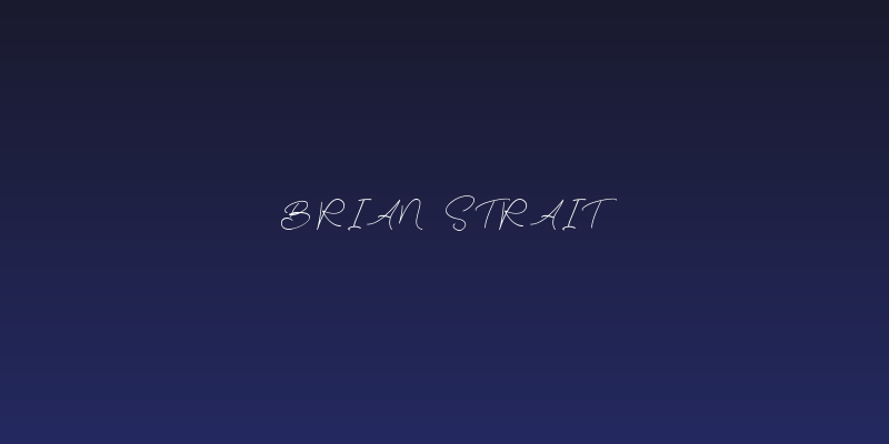 Brian Strait Social Header