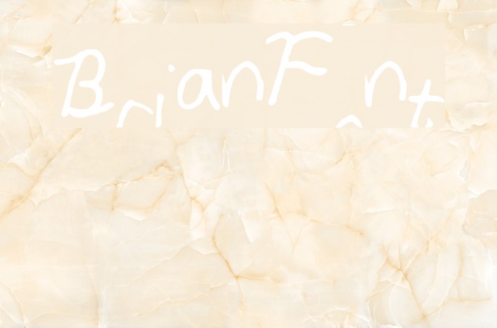 BrianFont Font examples