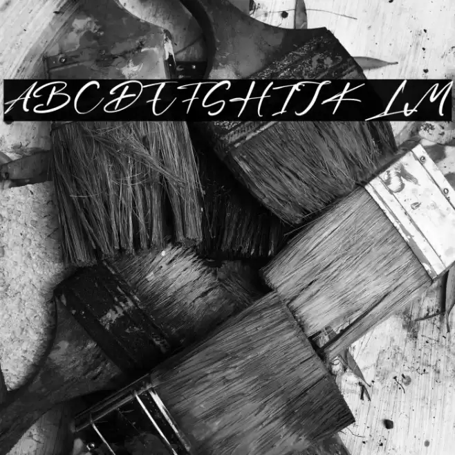 BrianRaja Font examples