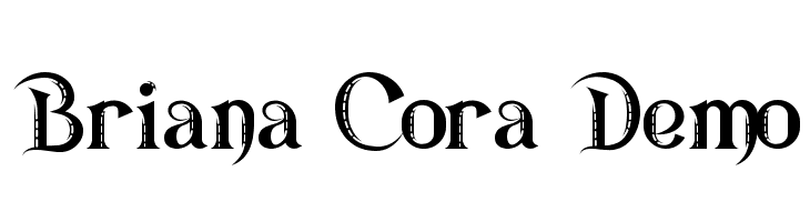 Briana Cora Demo  Free Fonts Download