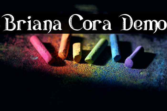 Briana Cora Demo Example 1