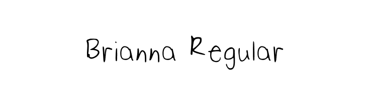 Brianna Regular Font