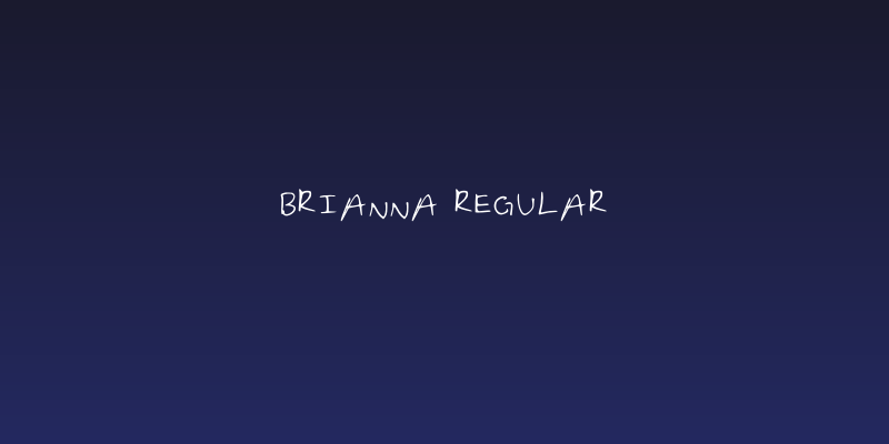 Brianna Regular Social Header