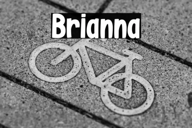 Brianna Font examples