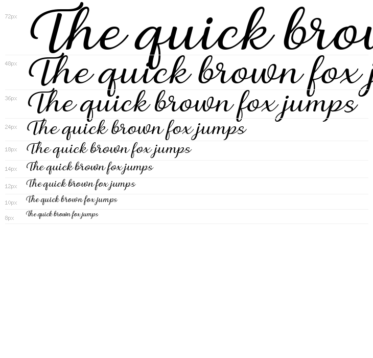 Briany Italic Waterfall