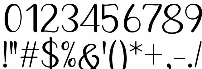 Briany Font OTHER CHARS