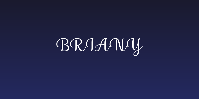 Briany Social Header