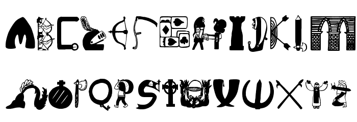 Briaroak Shire Font LOWERCASE