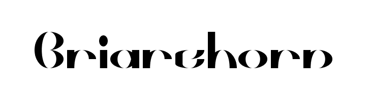 Briarthorn  フリーフォントのダウンロード
