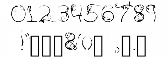 Briarwood Font OTHER CHARS