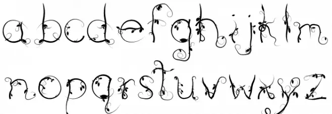 Briarwood Caratteri MINUSCOLO