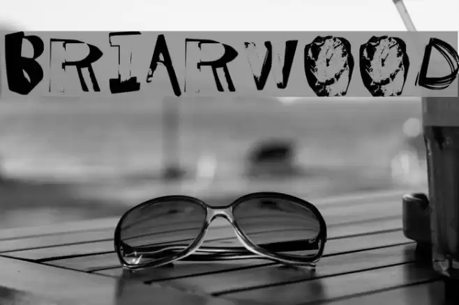 Briarwood Font examples
