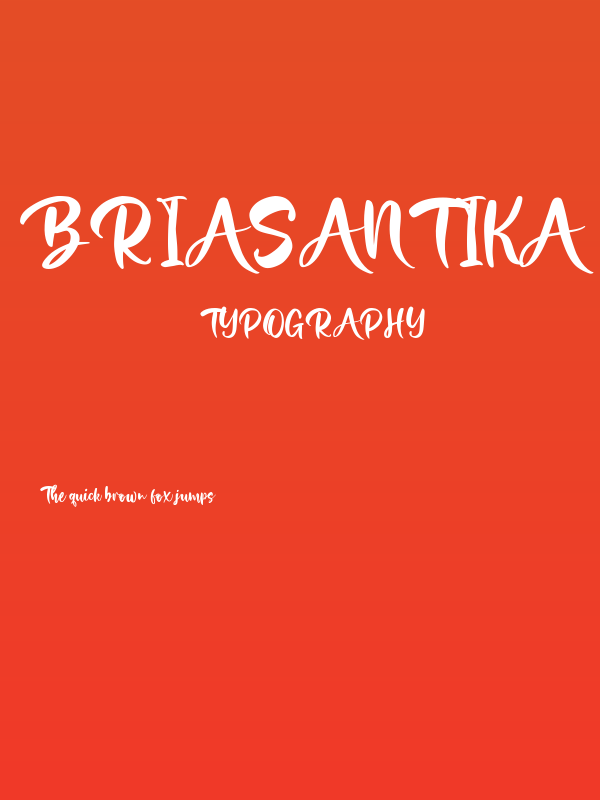 Briasantika Poster