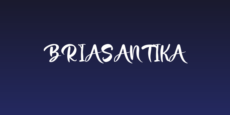 Briasantika Social Header