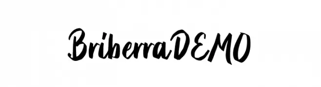 BriberraDEMO  baixar fontes gratis