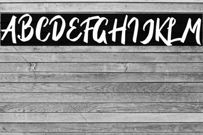 BriberraDEMO Font examples