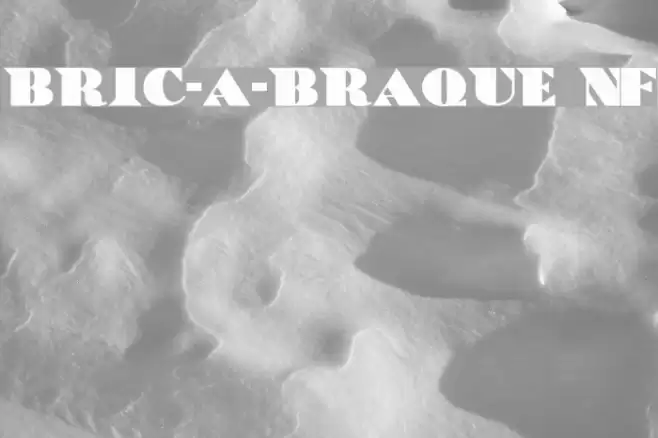 Bric-a-Braque NF Font examples