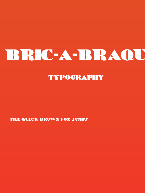 Bric-a-Braque NF Poster