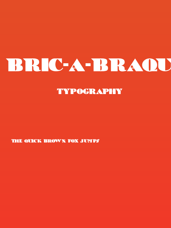 Bric-a-Braque Poster