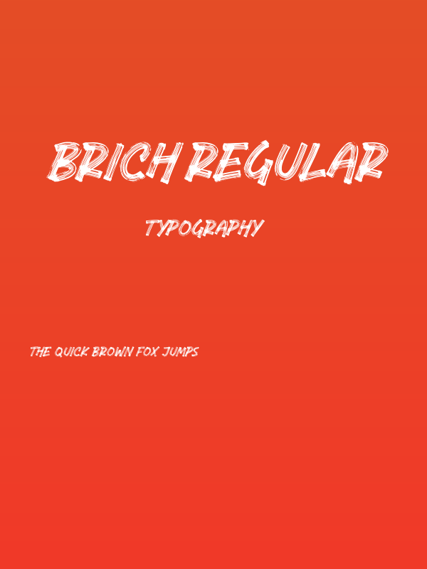 Brich-Regular Poster